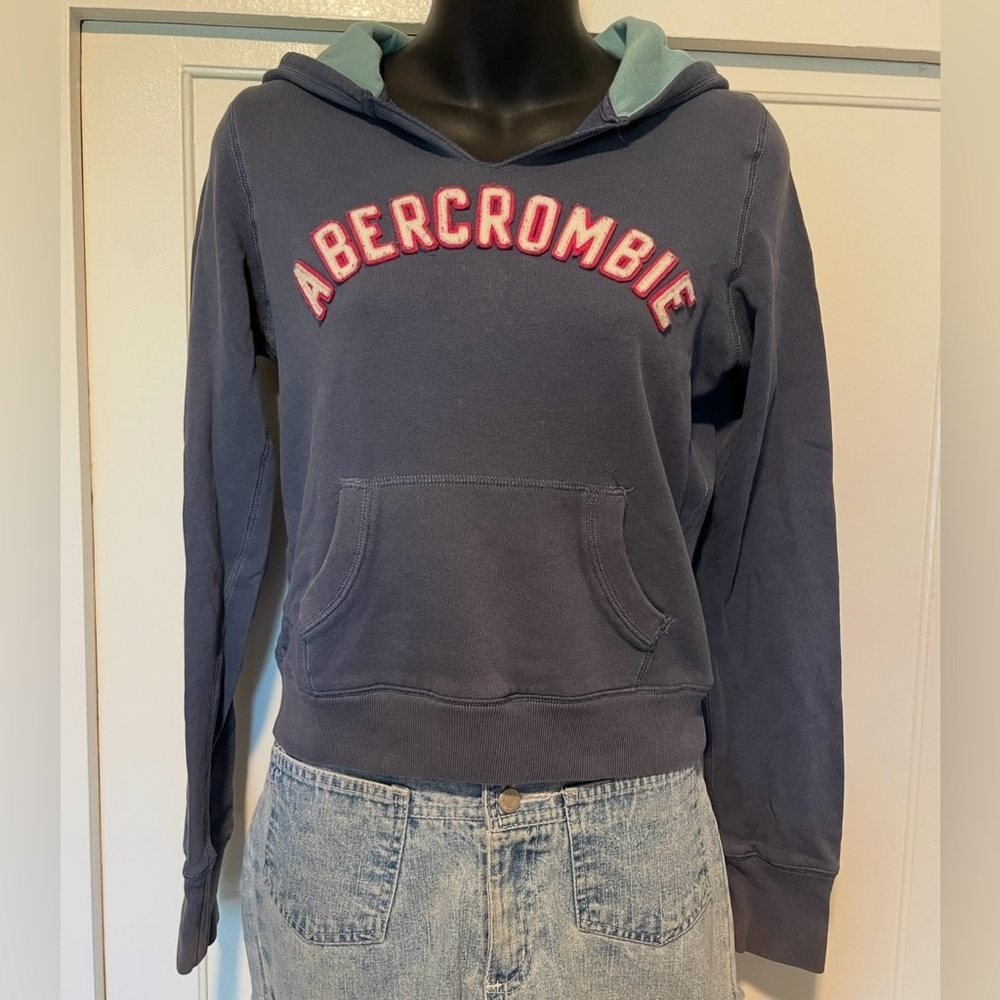 Abercrombie Blue Y2K Hoodie! 💙🩷🩵